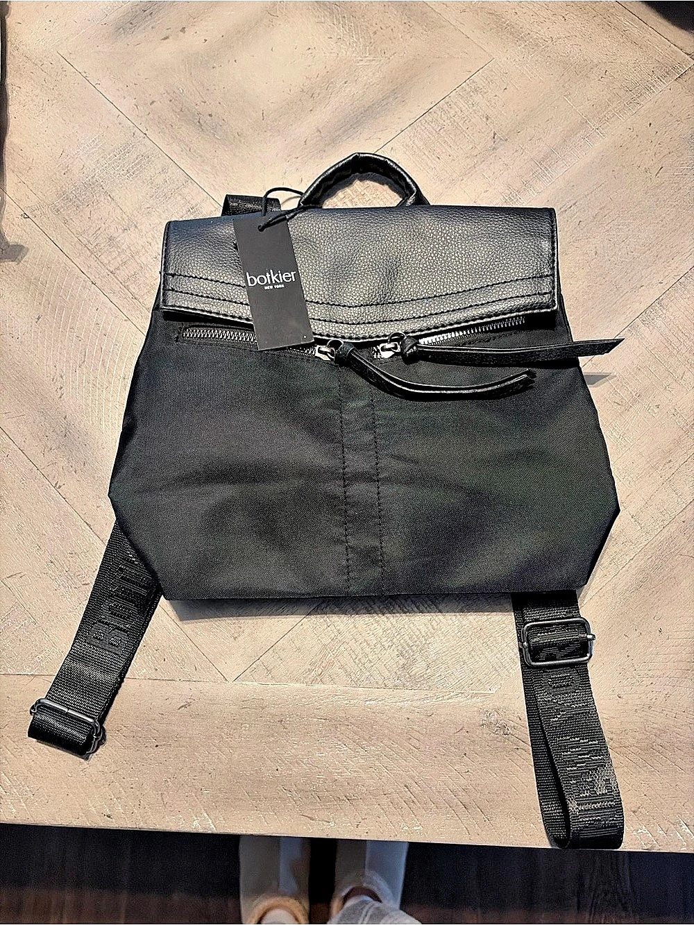 Botkier New York Mini Backpack in Black NWT